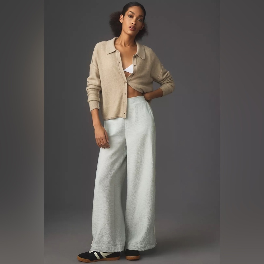 NWT Size S - Daily Practice by Anthropologie Straight-Leg Pants (Color Moss)
